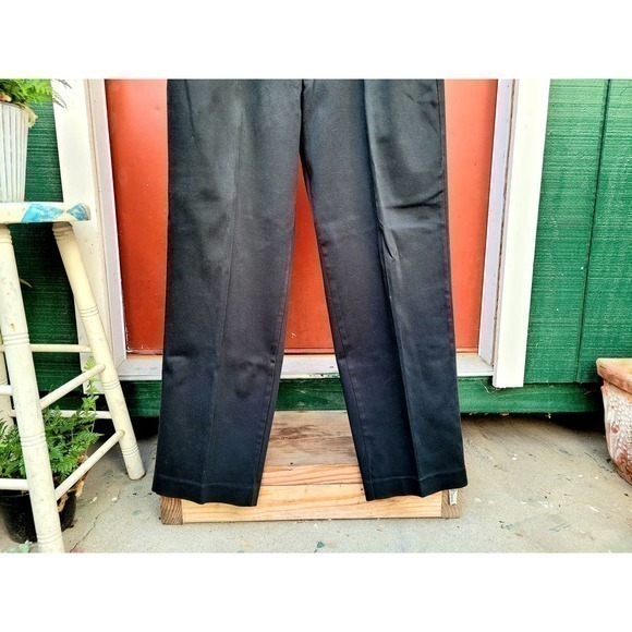 Kenneth Cole New‎ York Black Stretch Preppy Cotton Men's Dress Pants - Picture 3 of 11